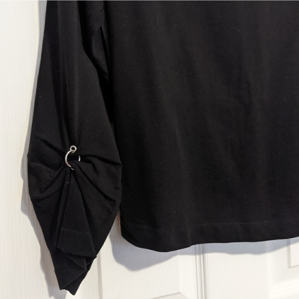 3.1 PHILLIP LIM Embellished Cotton Jersey Top - Picture 3 of 7